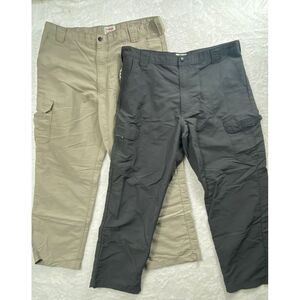2 Wrangler Authentics Men's‎ Cargo Pants Tactical Outdoor Hiking Work Wear 40x30